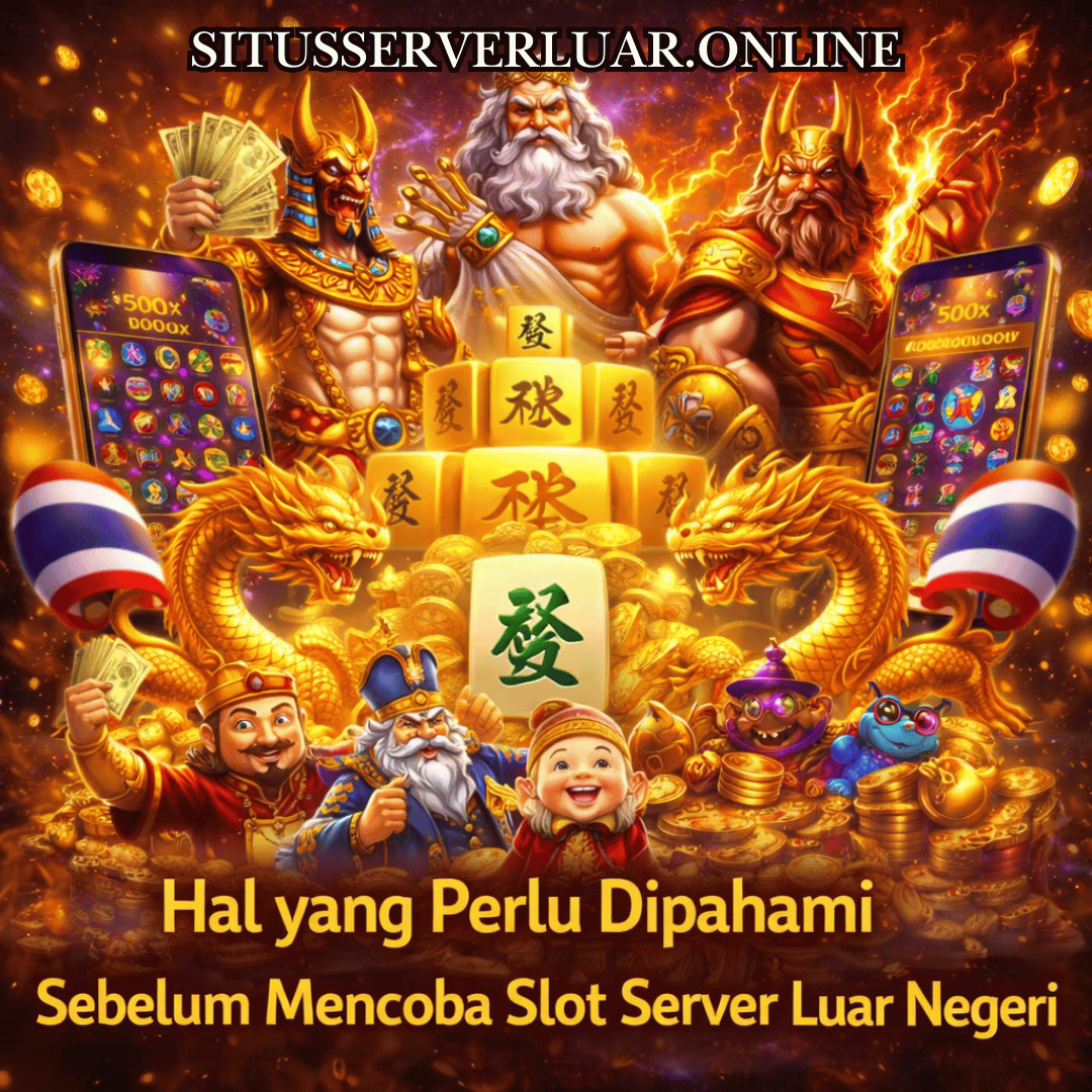 Hal yang Perlu Dipahami Sebelum Mencoba Memahami Slot Server Luar Negeri
